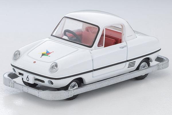 Pictrue of a Datsun Baby 1/64 Diecast Car by Tomytec Tomica Limited Vintage LV-Kodomo-no-Kuni-WHITE
