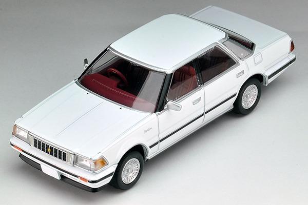 Picture of a Toyota Crown Hardtop Supercharged Royal Saloon (1985 model) by diecast car manufacturer Tomytec Tomica Limited Vintage