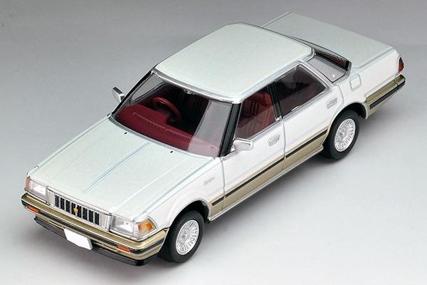 Picture of a Toyota Crown Hardtop Supercharged Royal Saloon (1985 model) by diecast car manufacturer Tomytec Tomica Limited Vintage
