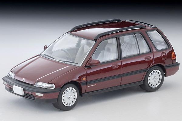 Pictrue of a Honda Civic Shuttle 56i (1990 model) 1/64 Diecast Car by Tomytec Tomica Limited Vintage LV-N297b