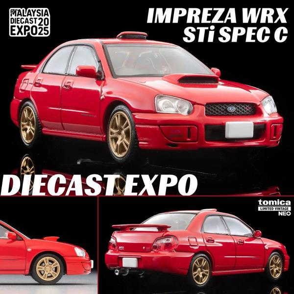 Picture of a Subaru Impreza WRX Sti Spec C Limited (2003 model) by diecast car manufacturer Tomytec Tomica Limited Vintage