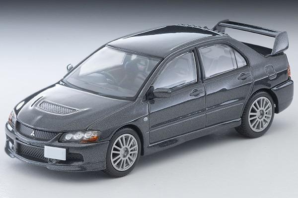 Pictrue of a Mitsubishi Lancer GSR Evolution IX MR 2006 model 1/64 Diecast Car by Tomytec Tomica Limited Vintage LV-N349A