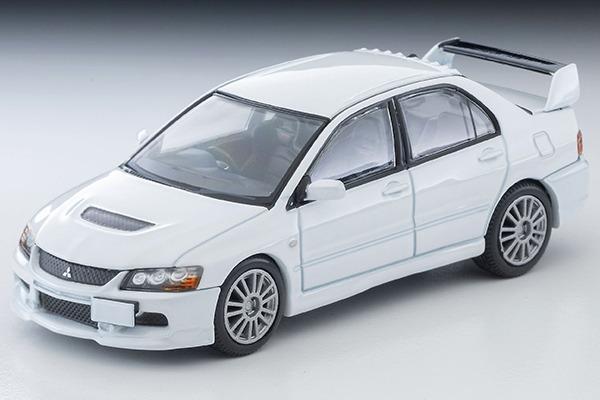 Pictrue of a Mitsubishi Lancer GSR Evolution IX MR 2006 model 1/64 Diecast Car by Tomytec Tomica Limited Vintage LV-N349B