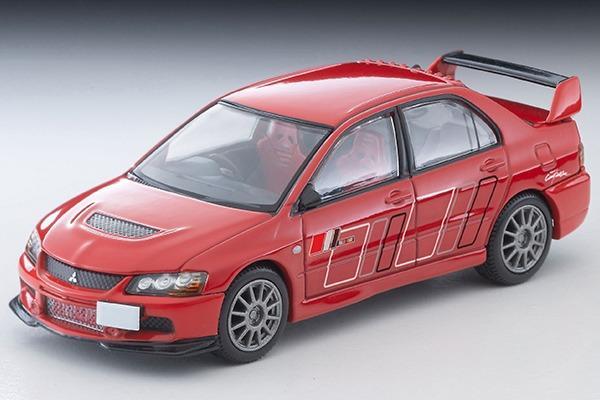 Pictrue of a Mitsubishi Lancer GSR Evolution IX MR Ralliart Specification 1/64 Diecast Car by Tomytec Tomica Limited Vintage LV-N349C