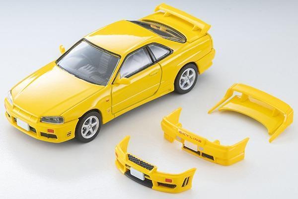 Picture of a Nissan Skyline 2-Door Sports Coupe 25GT TURBO (1998 model) by diecast car manufacturer Tomytec Tomica Limited Vintage