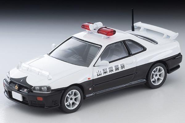 Picture of a Nissan Skyline 2-Door Sports Coupe 25GT Turbo Patrol Car by diecast car manufacturer Tomytec Tomica Limited Vintage