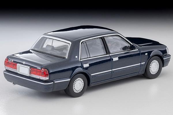 The Rear of the Toyota Crown Sedan Super Deluxe 1/64 Diecast Car by Tomytec Tomica Limited Vintage