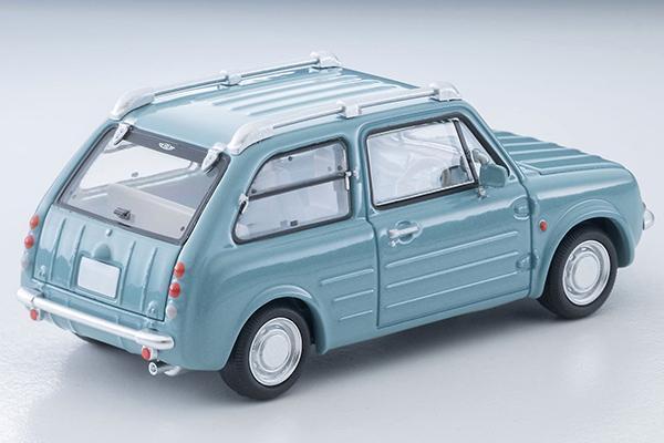 The Rear of the Nissan PAO 1/64 Diecast Car by Tomytec Tomica Limited Vintage
