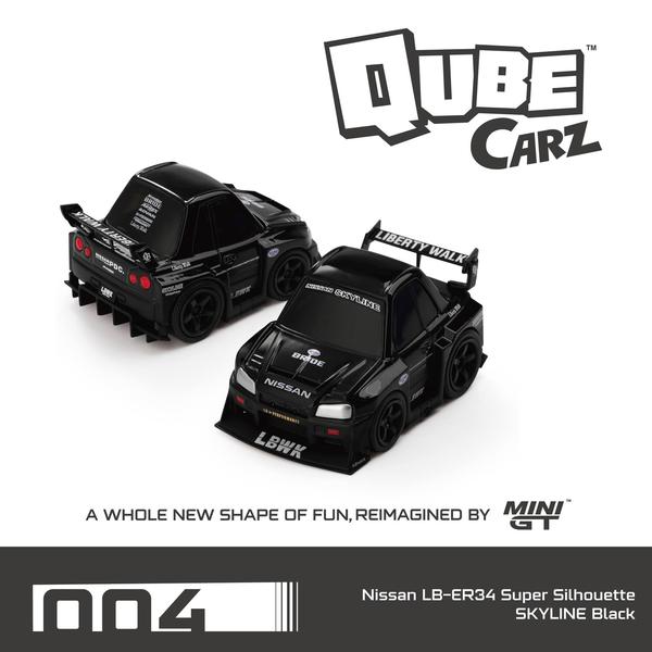 Picture of a Nissan LB-ER34 Super Silhouette Skyline by diecast car manufacturer Qube Carz