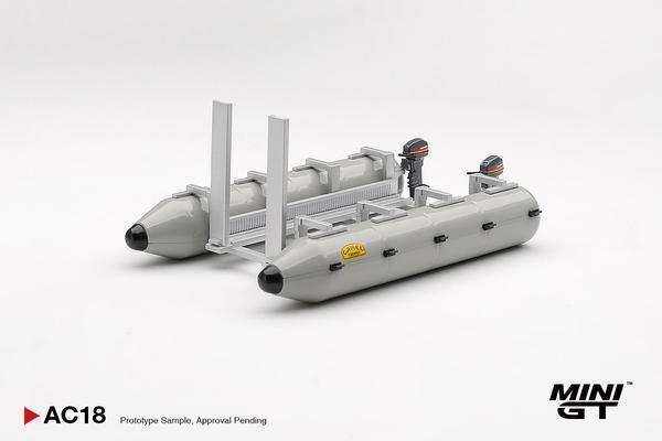 Pictrue of a Pontoon Raft 1/64 Diecast Car by Mini GT MGTAC_18