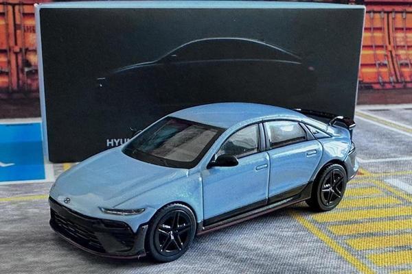 Picture of a Hyundai IONIQ 6N by diecast car manufacturer Mini GT