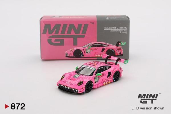 Picture of a Porsche 911 GT3 R by diecast car manufacturer Mini GT