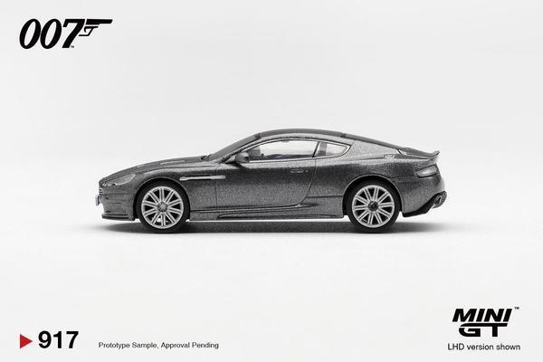 The Left-Side of the Aston Martin DBS 1/64 Diecast Car by Mini GT