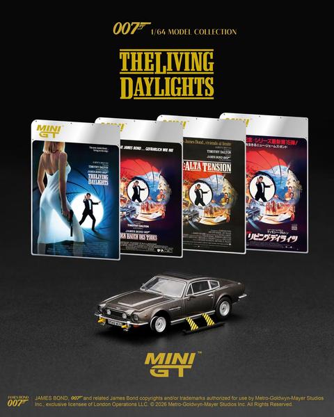 The Image-4 of the Aston Martin V8 Vantage 1/64 Diecast Car by Mini GT