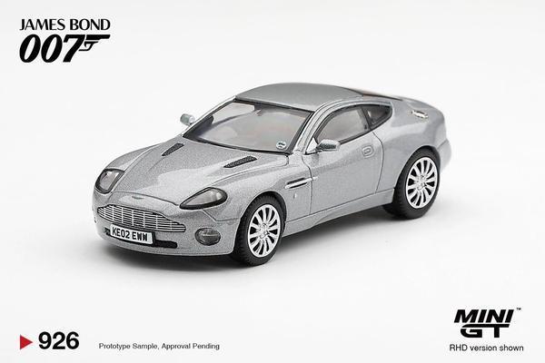 Picture of a Aston Martin V12 Vanquish by diecast car manufacturer Mini GT