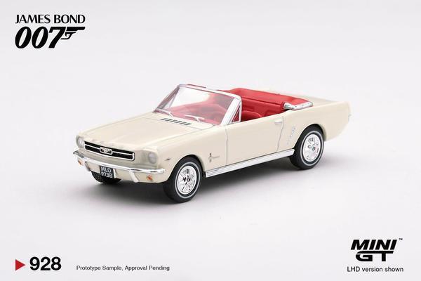 Picture of a Ford Mustang Convertible by diecast car manufacturer Mini GT