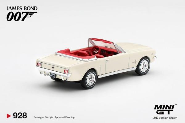 The Image-1 of the Ford Mustang Convertible 1/64 Diecast Car by Mini GT