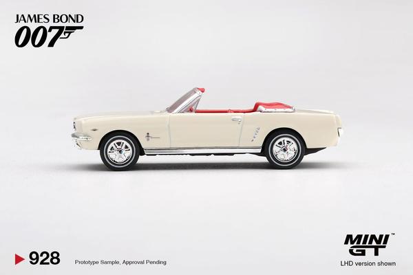 The Image-2 of the Ford Mustang Convertible 1/64 Diecast Car by Mini GT