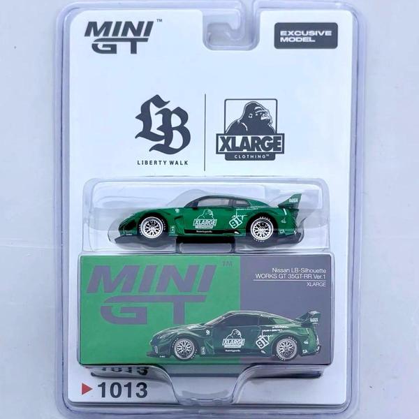 The Lb of the LB-Silhouette Works GT Nissan 35GT-RR Ver 1 1/64 Diecast Car by Mini GT