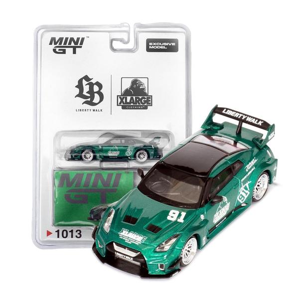 Picture of a LB-Silhouette Works GT Nissan 35GT-RR Ver. 1 by diecast car manufacturer Mini GT