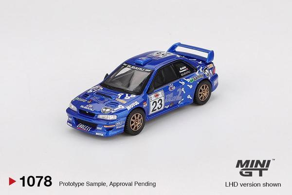 Picture of a Subaru Impreza by diecast car manufacturer Mini GT