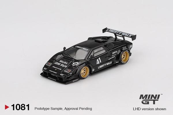 Picture of a Lamborghini Countach LB-Works by diecast car manufacturer Mini GT