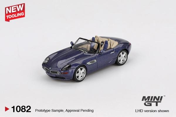 Picture of a BMW Z8 by diecast car manufacturer Mini GT