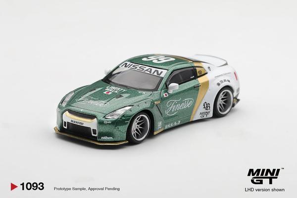 Pictrue of a LB Works Nissan GT-R (R35) Type I Rear Wing Ver II 1/64 Diecast Car by Mini GT MGT_01093