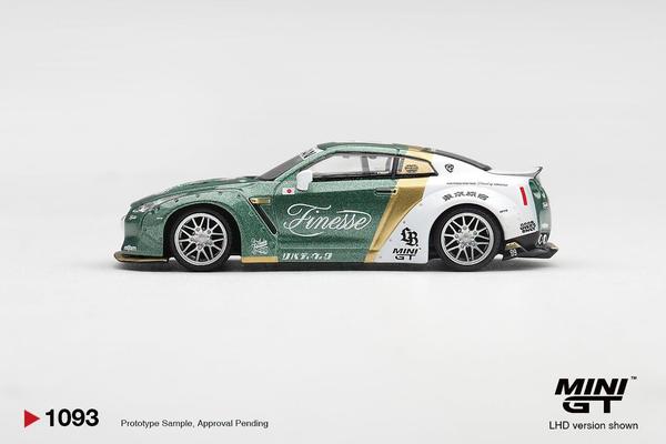 The Image-2 of the LB Works Nissan GT-R (R35) Type I Rear Wing Ver II 1/64 Diecast Car by Mini GT