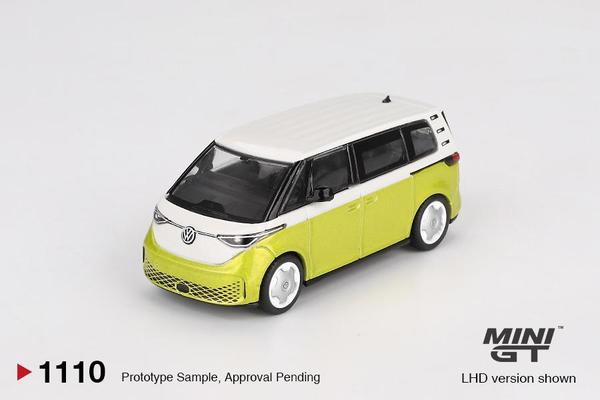 Picture of a Volkswagen ID. Buzz by diecast car manufacturer Mini GT