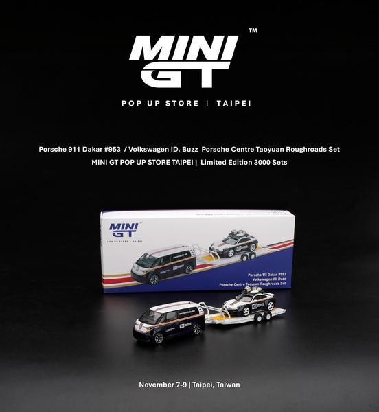 Picture of a Volkswagen ID. Buzz by diecast car manufacturer Mini GT