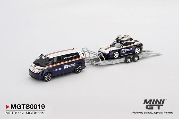 Picture of a Volkswagen ID. Buzz by diecast car manufacturer Mini GT