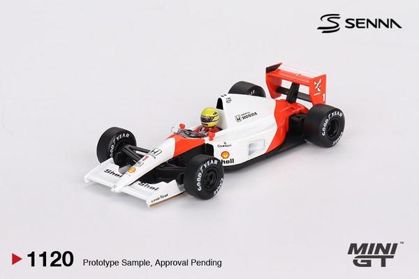 Picture of a McLaren MP4/6 by diecast car manufacturer Mini GT
