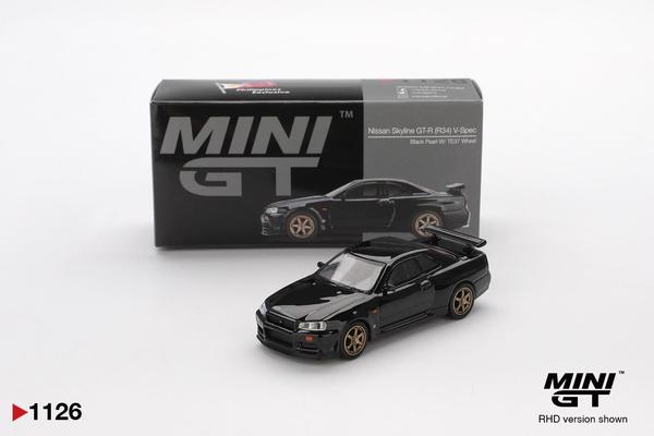 Picture of a Nissan Skyline GT-R (R34) V-Spec by diecast car manufacturer Mini GT