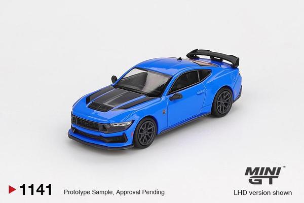 Pictrue of a Ford Mustang Dark Horse 2024 1/64 Diecast Car by Mini GT MGT_01139