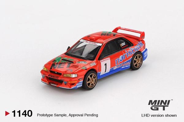 Pictrue of a Subaru Impreza 1/64 Diecast Car by Mini GT MGT_01140