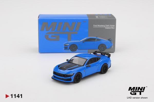 Picture of a Ford Mustang Dark Horse 2024 by diecast car manufacturer Mini GT