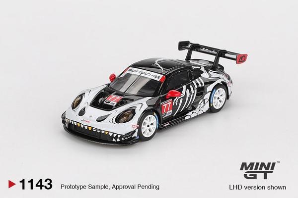 Pictrue of a Porsche 911 GT3 R 1/64 Diecast Car by Mini GT MGT_01143