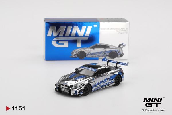 Picture of a LB-Silhouette Works GT Nissan 35GT-RR Ver. 1 by diecast car manufacturer Mini GT