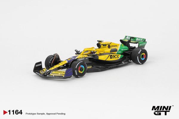 Pictrue of a McLaren MCL38 1/64 Diecast Car by Mini GT MGT_01164