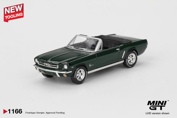 Pictrue of a Ford Mustang Convertible 1964 1/64 Diecast Car by Mini GT MGT_01166