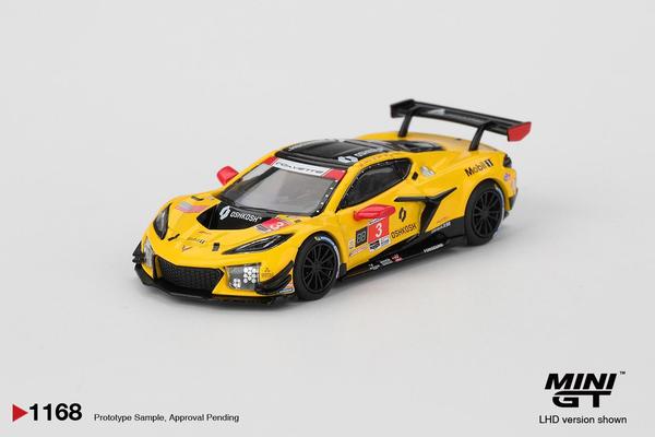 Pictrue of a Chevrolet Corvette Z06 GT3.R 1/64 Diecast Car by Mini GT MGT_01168