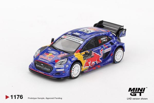 Picture of a Ford Puma Rally1 by diecast car manufacturer Mini GT