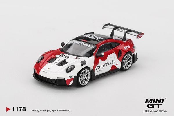Picture of a Porsche 911 (992) GT3 RS Weissach Package by diecast car manufacturer Mini GT