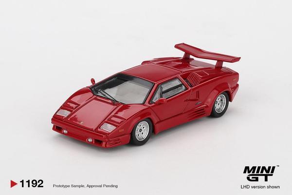 Picture of a Lamborghini Countach 25th Anniversary by diecast car manufacturer Mini GT