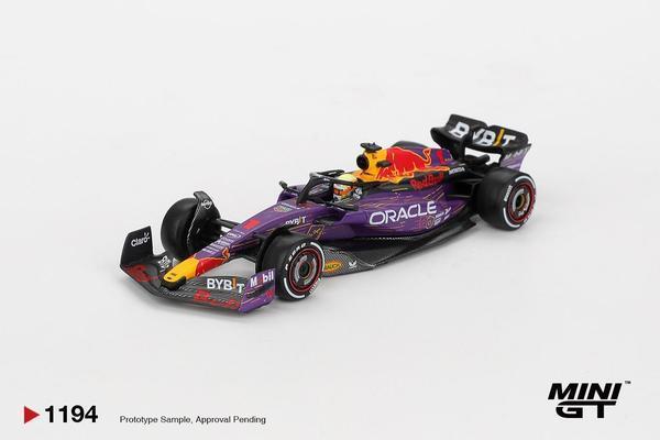 Picture of a Oracle Red Bull Racing RB19 by diecast car manufacturer Mini GT