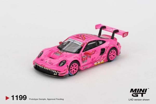Picture of a Porsche 911 GT3 R by diecast car manufacturer Mini GT