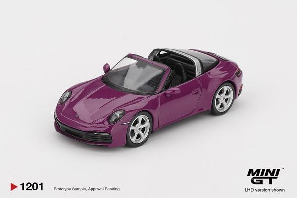 Picture of a Porsche 911 (992) Targa 4S by diecast car manufacturer Mini GT