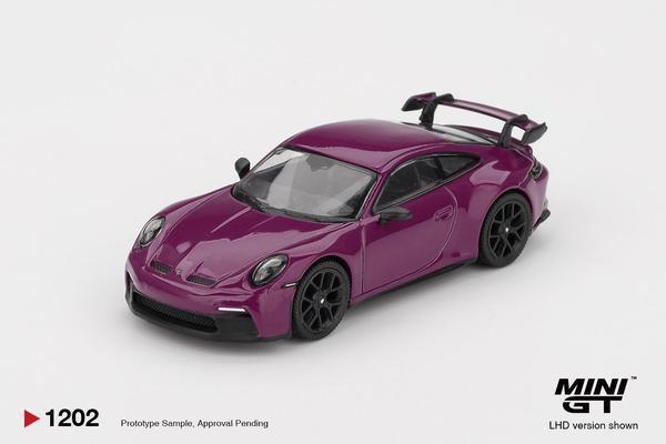 Picture of a Porsche 911 (992) GT3 by diecast car manufacturer Mini GT