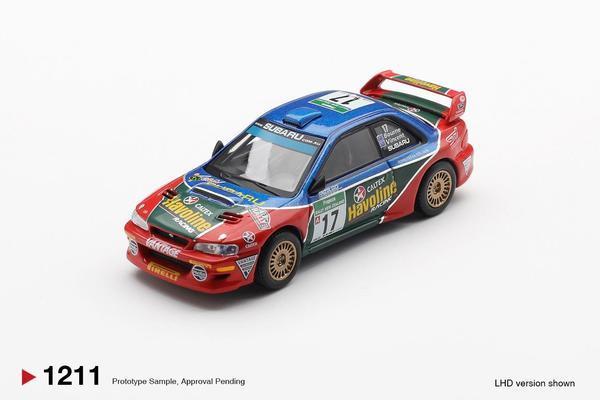 Pictrue of a Subaru Impreza 1/64 Diecast Car by Mini GT MGT_01211